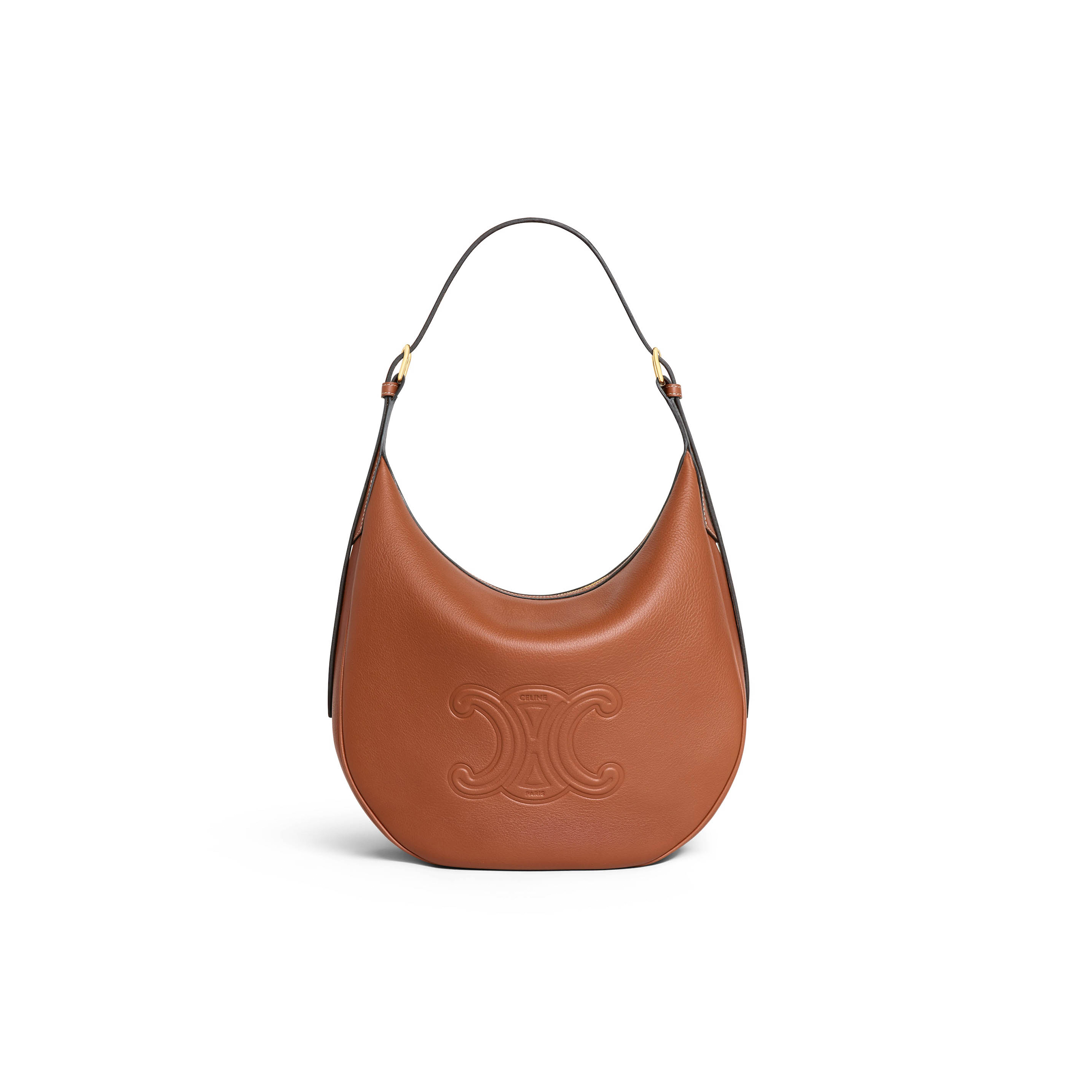 CELINE MEDIUM HELOÏSE BAG IN SUPPLE GRAINED CALFSKIN 114713FLH.04LU (30*28.5*8cm)